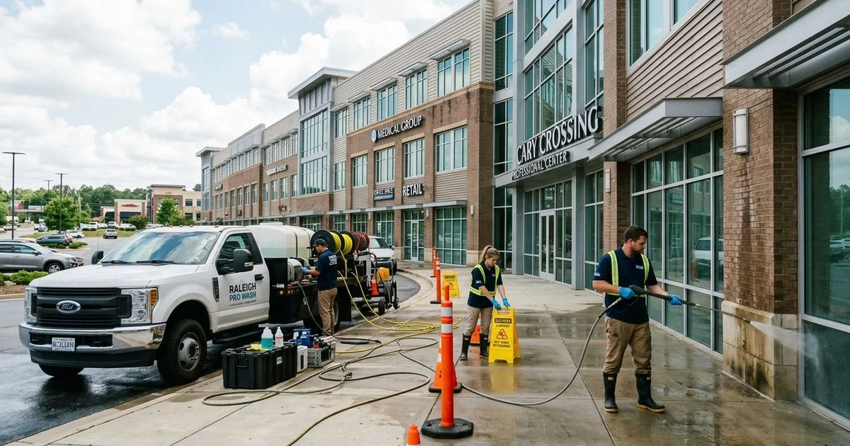Commercial pressure washing pricing overview NC